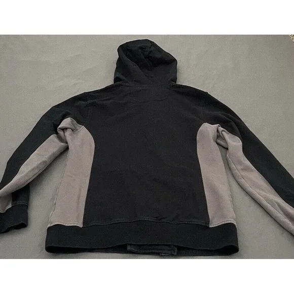 Polaris Jacket Womens Medium Black Gray Full Zip Hoodie Sweatshirt Long Sleeve - Picture 9 of 12